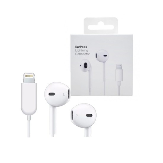 Earphone Earpods A1748 Lightning Plug White Earphone Earpods A1748 Lightning Plug White